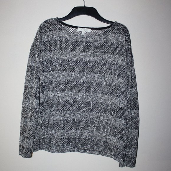 Zara Marled Open Knit Sweater - Picture 2 of 5